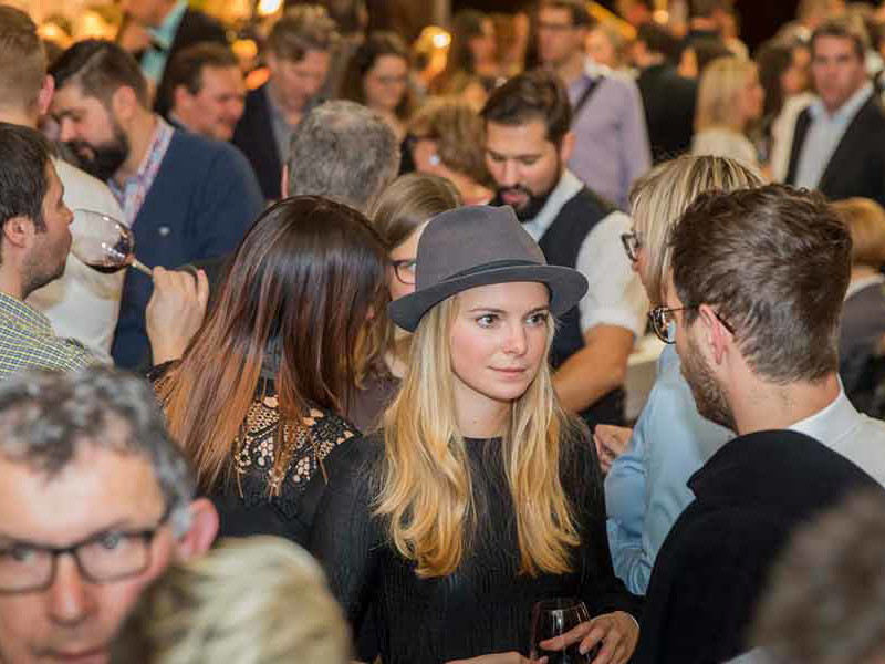 Hervorragende Stimmung bei der Falstaff Rotweingala 2017