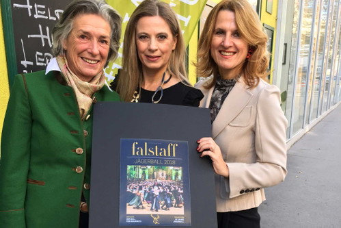 Maria Hauer, Vize-Präsidentin des Vereins Grünes Kreuz, Moderatorin Christa Kummer und Falstaff-Chefredakteurin Michaela Ernst.