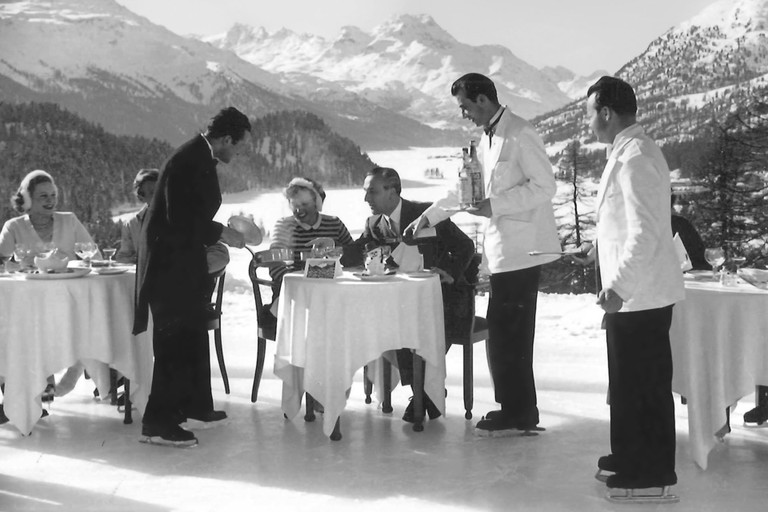 Das »Suvretta House« in St. Moritz glänzte schon früh mit winterlichem Charme.&nbsp;