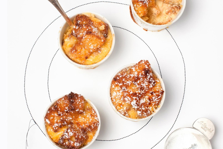 Brioche-Auflauf von Éric Fréchon, Butter-Liebhaber und Koch im »Le Bristol Paris«.&nbsp;