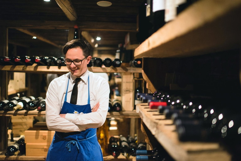 Hotel La Perla (Südtirol) Sommelier Eduard Peter