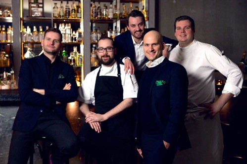 Das Team (v.l.n.r.): Philipp Hanske, Paul Pfalzgraf (Chef de Partie), Tobias Gennis, Nicolas Julian Schmidt, Lukas Bachl