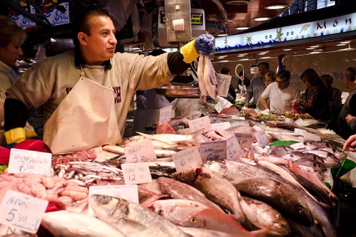 La Boqueria und Mercat de Santa Caterina, Barcelona