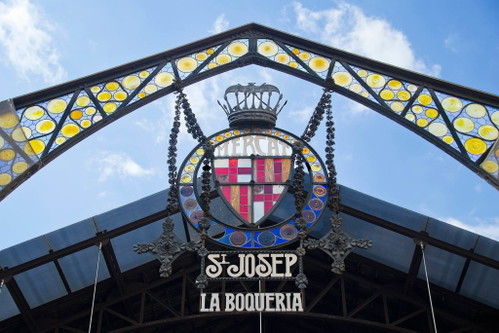 La Boqueria und Mercat de Santa Caterina, Barcelona