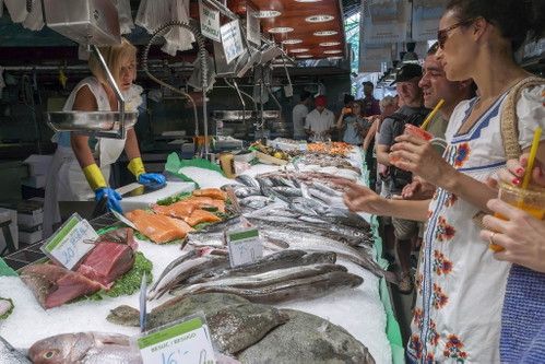 La Boqueria und Mercat de Santa Caterina, Barcelona