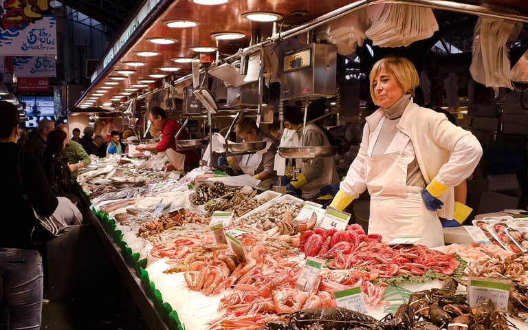 La Boqueria und Mercat de Santa Caterina, Barcelona