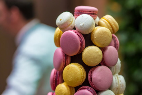 Macarons so weit das Auge reicht.