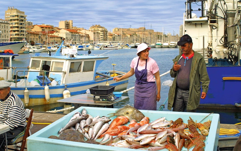 Marché aux Poissons, Vieux Port, Marseille