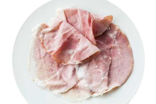 2. Platz, 96 Punkte: Schlemmermeyer Gourmetschinken&nbsp;»California«&nbsp;Frischaufschnitt&nbsp;€ 2,90 für 100 g&nbsp;(Kilopreis: € 29,–) Schlemmermeyer, MünchenDas roséfarbene Fleisch macht Appetit. Das bekräftigt der weiche, süßliche Duft. Der Geschmack ist angenehm würzig. Das Fleisch zergeht auf der Zunge, was allerdings auch an dem sehr feinen Schnitt liegt, den einige Tester allerdings als zu fasrig empfanden.