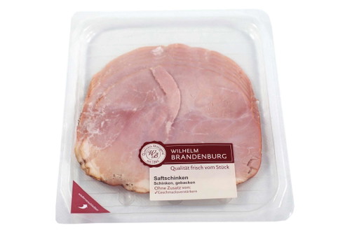 3. Platz, 94* Punkte: Wilhelm Brandenburg Saftschinken€ 1,96 für 100 g (Kilopreis: € 19,60) ReweEin angenehmer Schnitt, der Duft ist frisch und klassisch. Das Fleisch schmeckt sehr echt. Während einige Tester ein schönes, leicht salziges Raucharoma empfanden, war gerade dieses anderen etwas zu dominant.