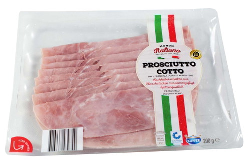 6. Platz, 92 Punkte: Mondo Italiano, Kuofer »Prosciutto Cotto«&nbsp;€ 1,– für 100 g (Kilopreis: € 19,90)&nbsp;U. a. NettoDer kräftige Duft der eher dicken Scheiben zeigt sich auch in tendenziell dominanten Salz-Noten mit einer leichten Säure. Doch am Gaumen schmeckt dieser Kochschinken sehr saftig. Bei diesem Produkt gingen die Testergebnisse recht weit auseinander.