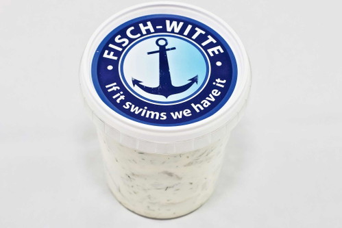 7. Platz, 88 Punkte*: Fisch-Witte, weiß&nbsp;€ 3,20 für 100 g (Kilopreis: € 32,–)&nbsp;Feinkostgeschäft WitteSchöne Optik durch große Fischstücke. Die Konsistenz ist ebenfalls sehr gut. Das Urteil aus dem Norden: »Schmeckt wie hausgemacht.« Der Süden findet den Salat deutlich zu salzig.