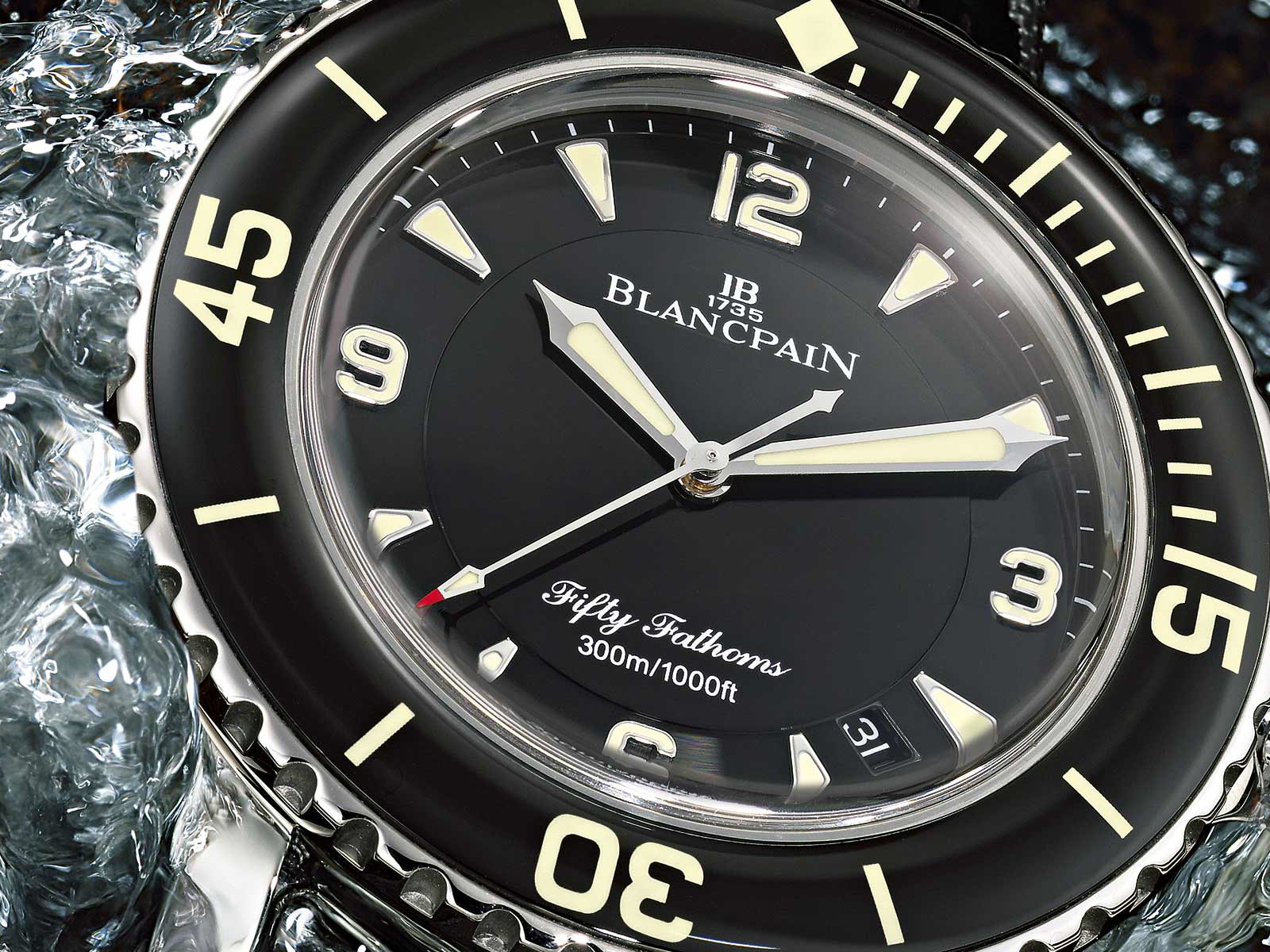 Blancpain Fifty FathomsDie »Fifty Fathoms« ist tickende Ikone und&nbsp;angesagte Taucheruhr zugleich.&nbsp;&nbsp;