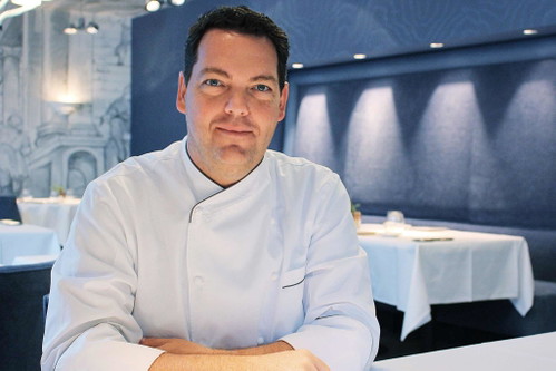 Küchenchef David Krüger im Restaurant «Opera», Zürich.