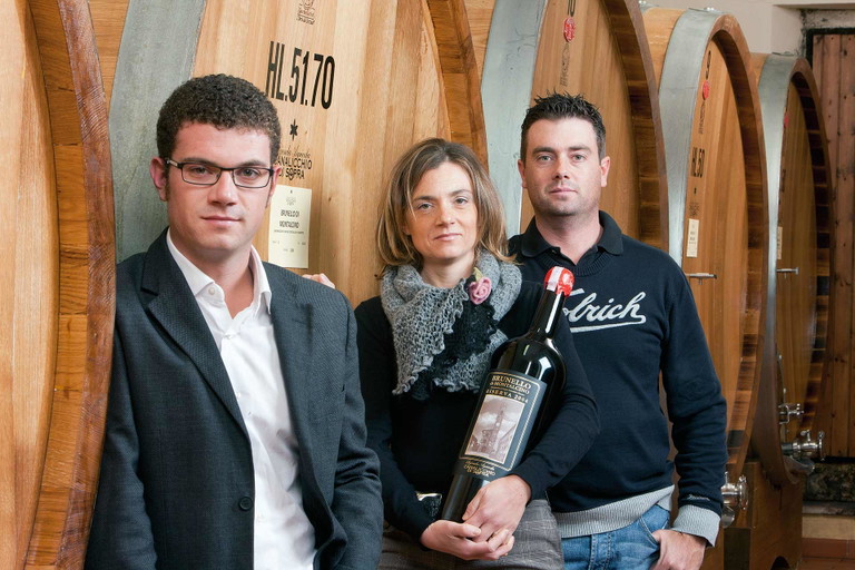 Jugendpower auf Canalicchio di Sopra (v. l. n. r.): die Geschwister Francesco, Simonetta und Marco Ripaccioli.