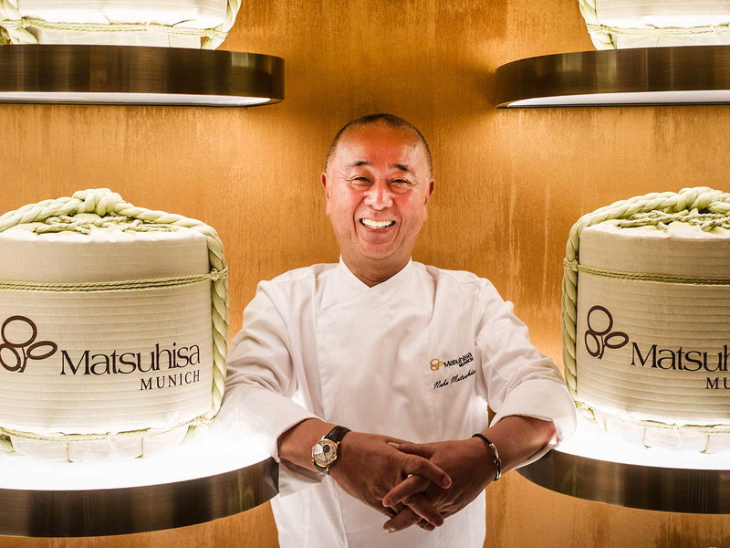 Nobu Matsuhisa in seinem Münchner Restaurant.