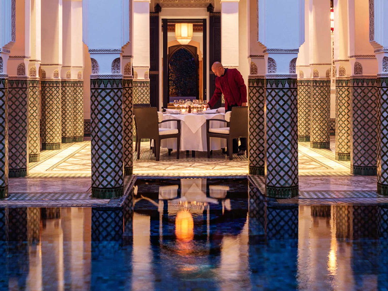 Für das Design des&nbsp; »La Mamounia«, der Grande Dame der Hotellerie, zeichnet der französische Architekt und Interior-Designer Jacques Garcia verantwortlich.