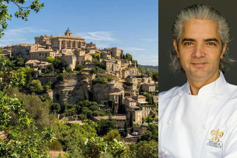 Xavier Mathieu, Chef bei Le Phébus &amp; Spa in der Nähe von der idyllischen Gemeinde Gordes.