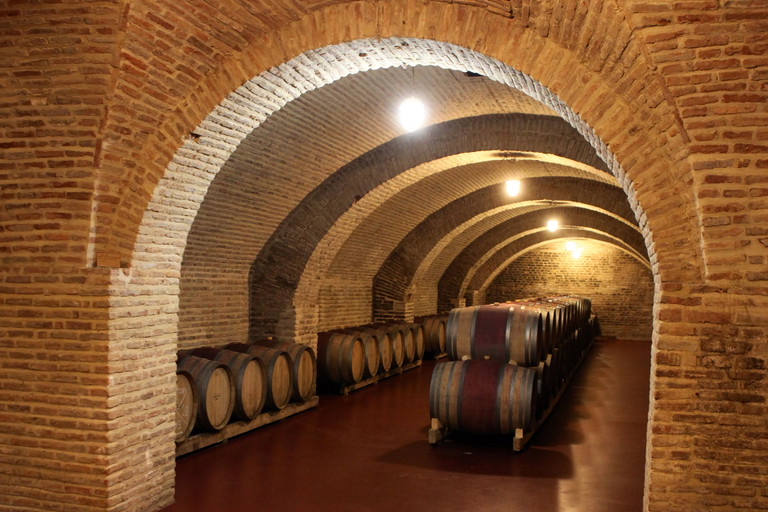 Barriquekeller im Château Mukhrani