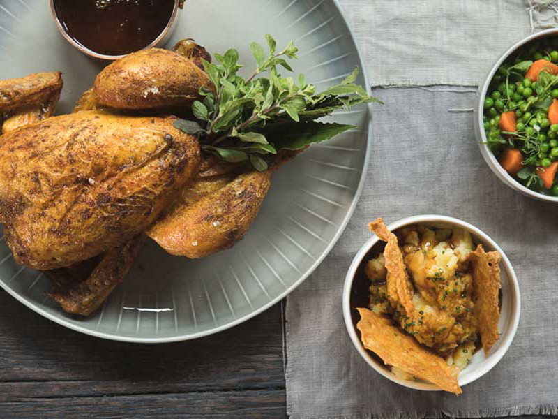 Zum »Kneipen Dining Style« gehört ein Broiler.
