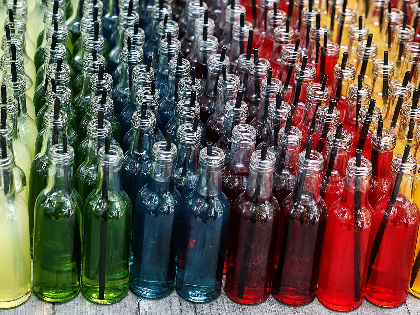 Kunterbunter Genuss ohne Alkohol.