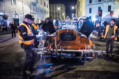 Im Einsatz für 007: Für «Spectre» wurden insgesamt sieben Modelle des Jaguar C-X75 gebaut.