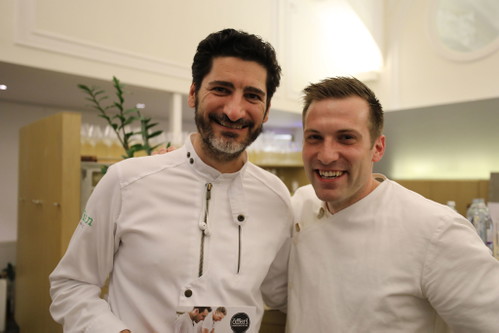 Chefkoch Paul Ivic (links)