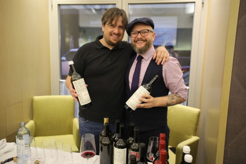 Christian Tschida und André Drechsel, Sommelier im Restaurant »Tian«
