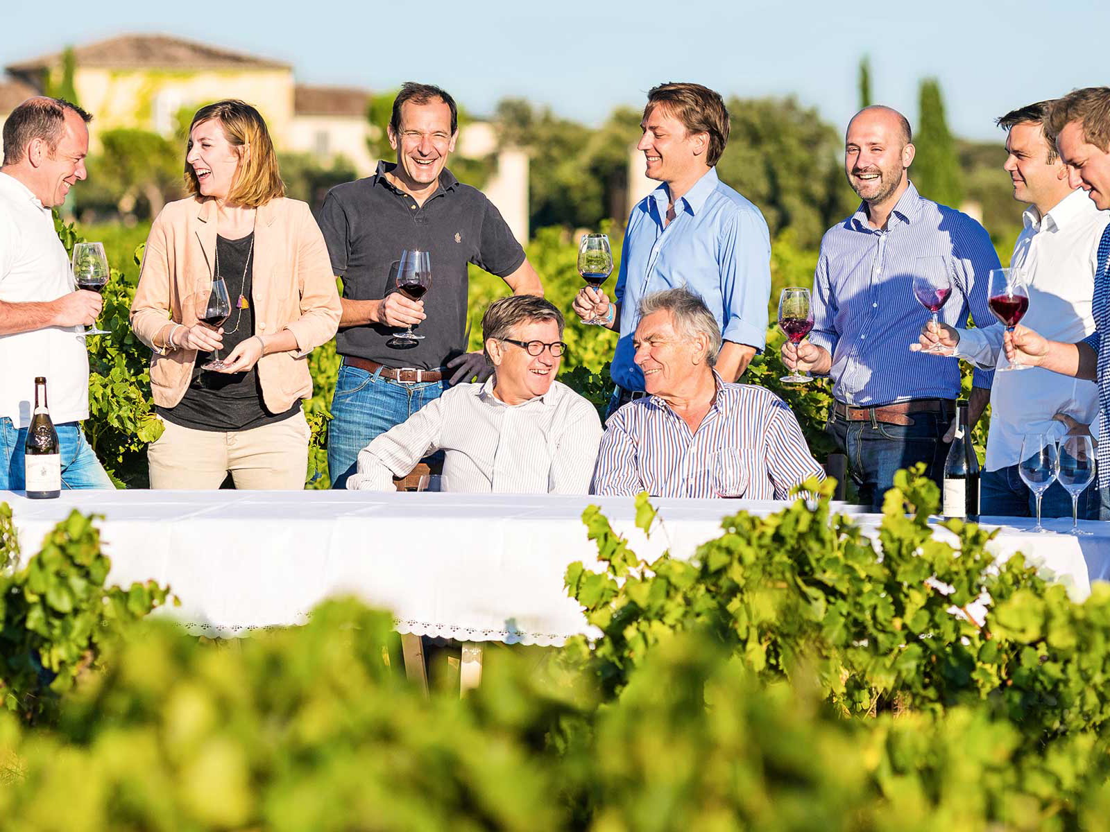 Das Weinmachen ist auf Beaucastel eine Familientradition, die generationsübergreifend gepflegt wird.
