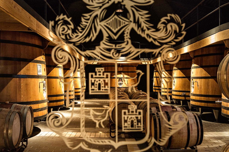 Die Weine reifen ein Jahr lang in grossen Eichenfässern, lediglich der Syrah kommt ins Barrique.