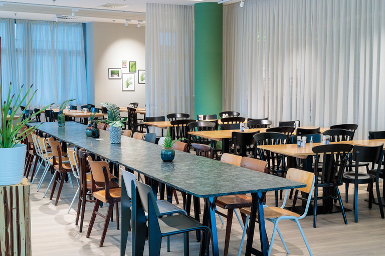 Die Eurest-Kantine im IZD-Tower nach ihrer Neugestaltung.
