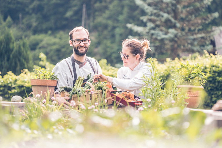 Mittelkärnten genussvoll entdecken – zum Beispiel bei den jungen Gastgebern vom »Landgasthof Neugebauer«: Stefanie Neugebauer und Lothar Krings