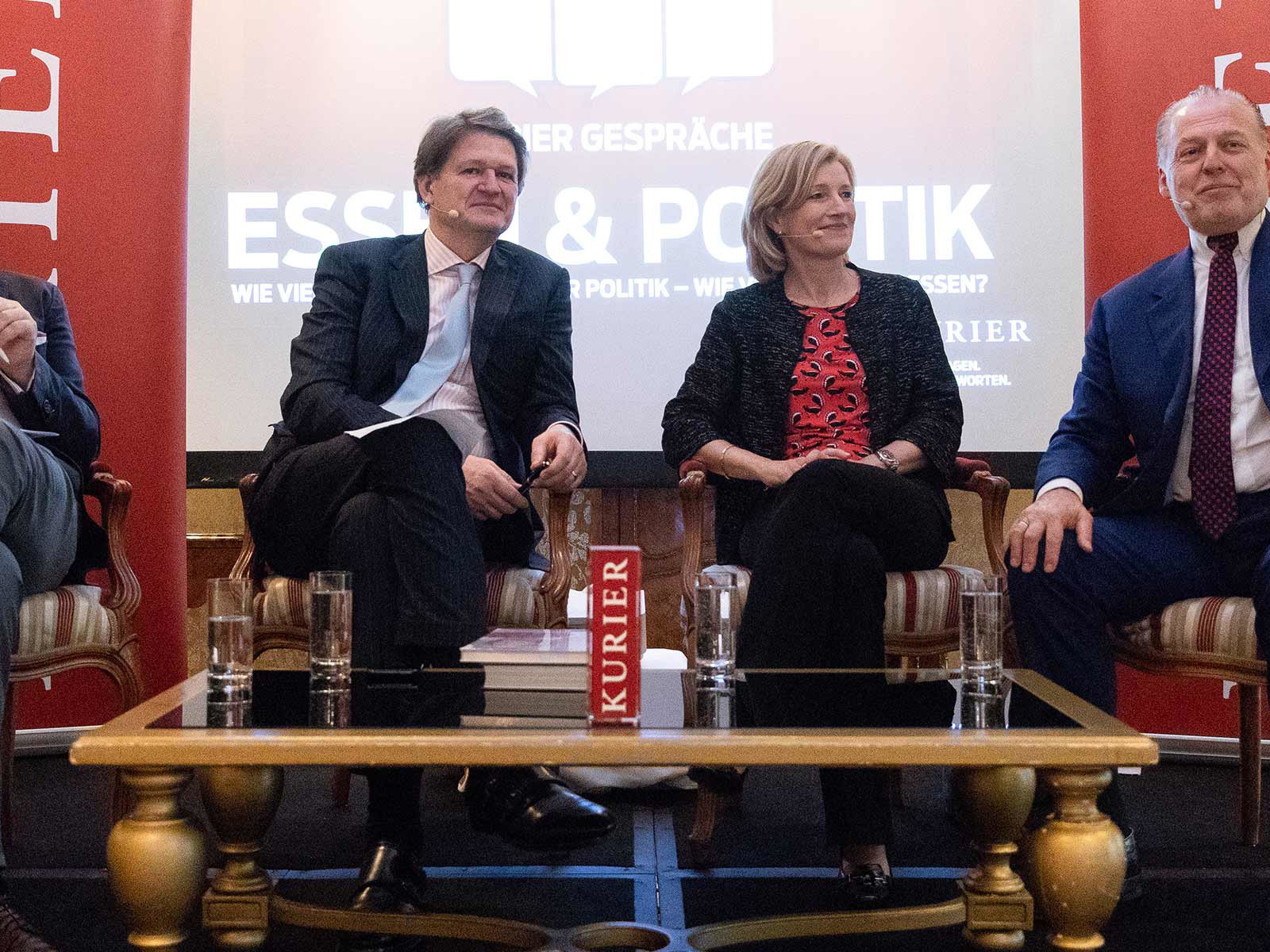 Sepp Schellhorn, Helmut Brandstätter, Martina Salomon und Wolfgang Rosam