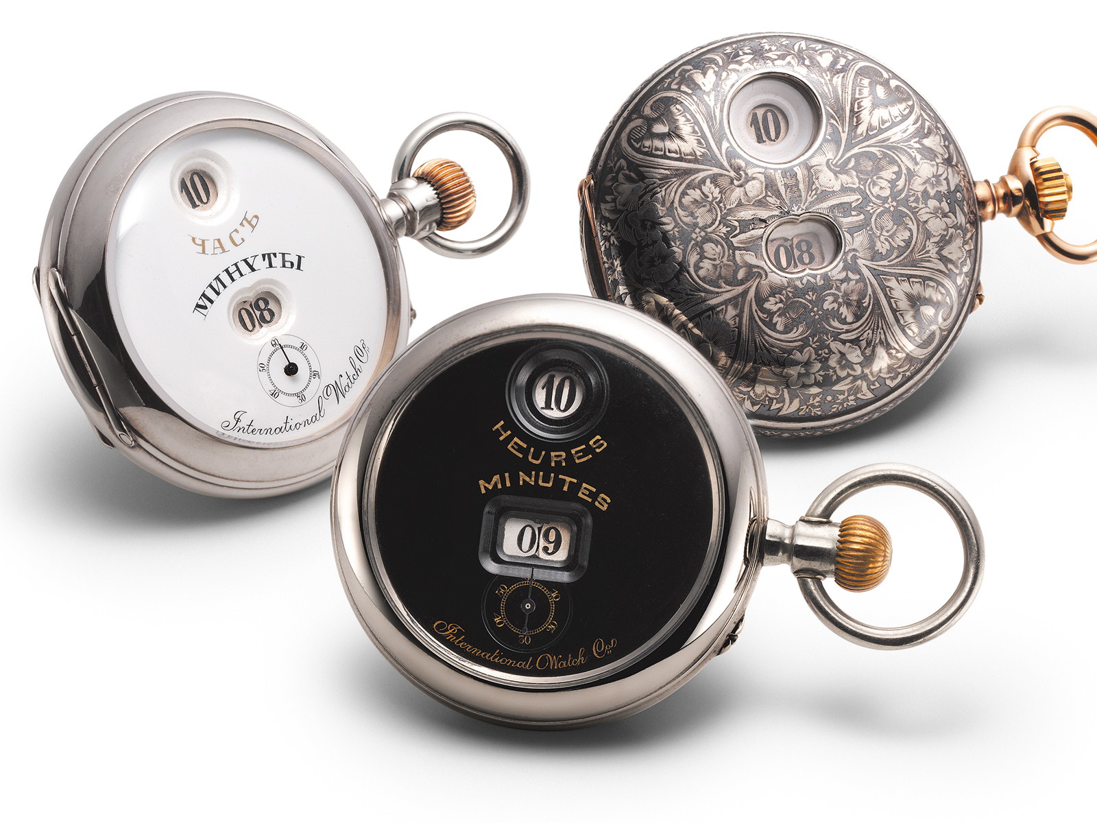 Die legendäre »Pallweber« Savonette Taschenuhr mit mechanisch-digitaler Anzeige (1886).