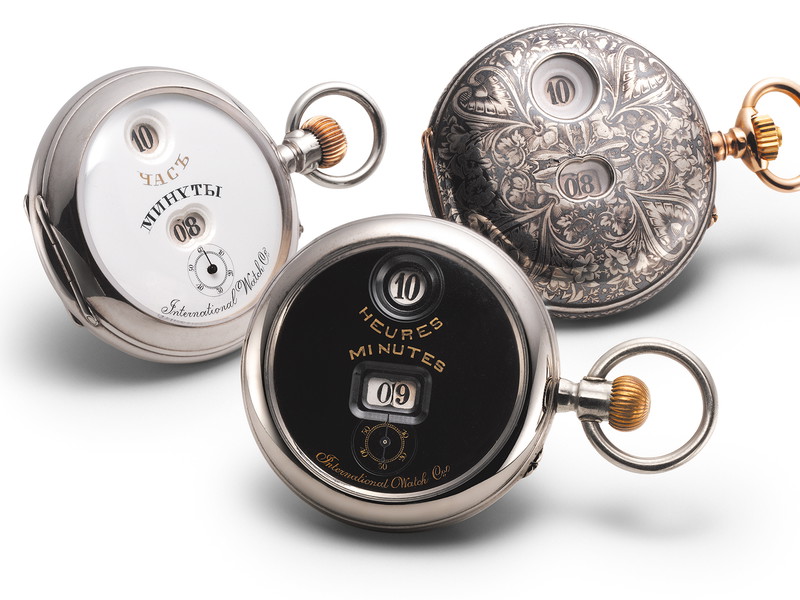 Die legendäre »Pallweber« Savonette Taschenuhr mit mechanisch-digitaler Anzeige (1886).