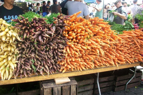 Der Union Square Greenmarket in New York.