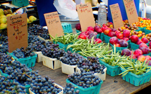 Der Union Square Greenmarket in New York.