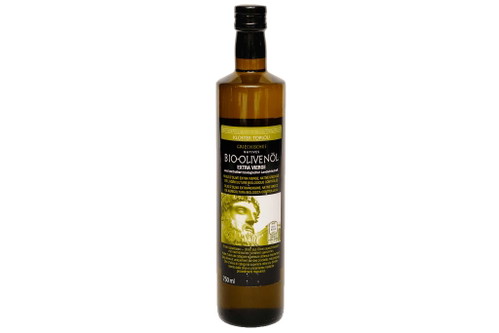 9. Platz, 84* Punkte: Kloster Toplou Griechisches Bio-Olivenöl Extra Vierge€ 7,49 für 750 ml&nbsp;(Literpreis: € 9,99) HoferSehr individuell und grün im Geruch. Gutes Mundgefühl, etwas bitter am Gaumen, gute, aromatische Schärfe.