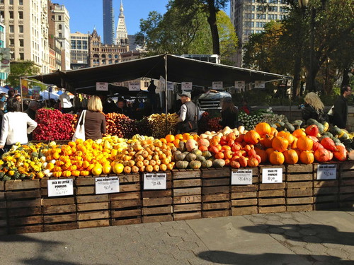 Der Union Square Greenmarket in New York.