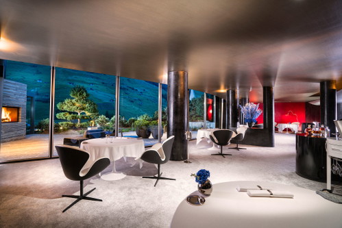 Das Restaurant «Silver» im 5-Sterne-Superior-Hotel «7132» in Vals.