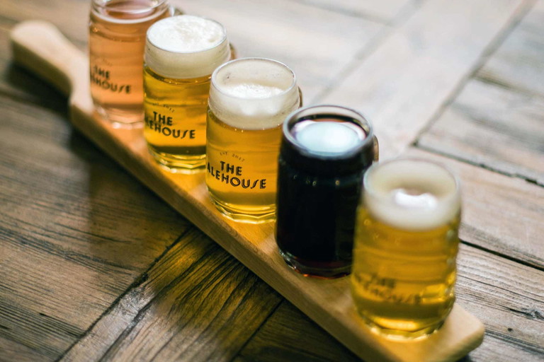 21 Biere in der Offen­ausschank findet man im «The Alehouse».