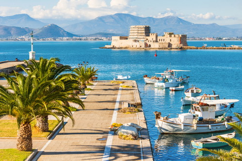 Der Hafen von Nafplio.