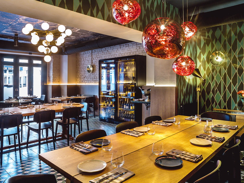 Das »Mine« in Berlin setzt auf moderne italienische Küche im stylishen Ambiente.