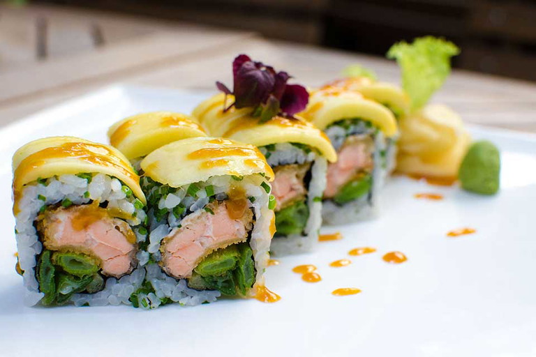 Die Great Mango Roll im »Tanoshii«.