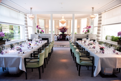 Der Speisesaal des Restaurants «Pavillon» im «Baur au Lac»