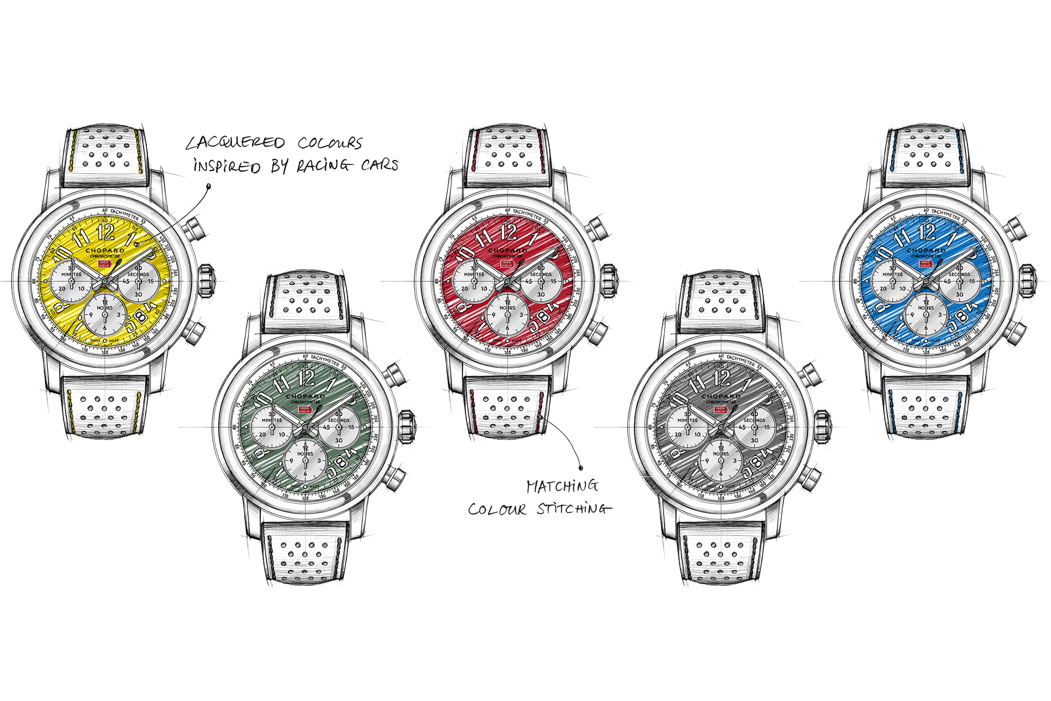 Falstaff Racing Chopard »Mille Miglia Classic Chronograph Racing Colours Edition ...