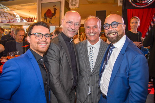 Luigi Barbaro jun., Toni Faber, Peter Friese und Luigi Barbaro sen.