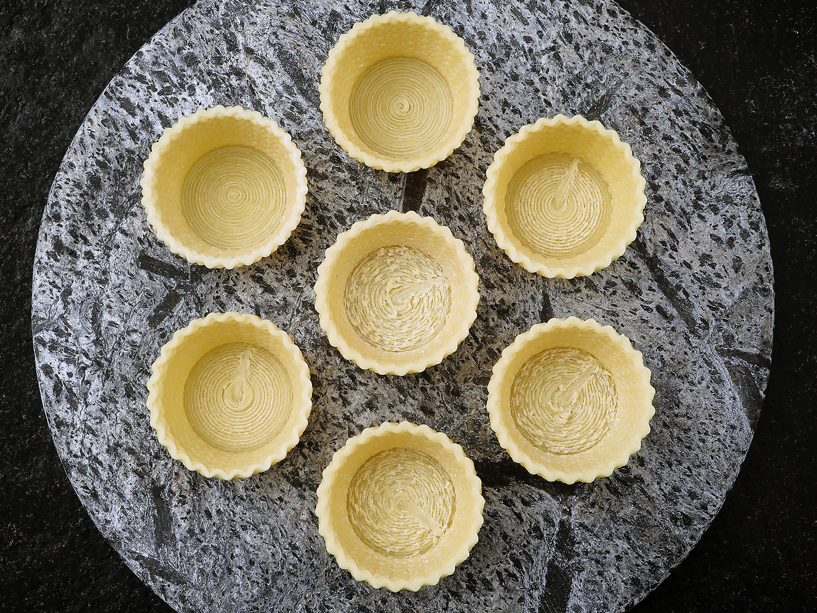 Kleine geflochtene Pastakörbchen aus dem Hause Barilla.