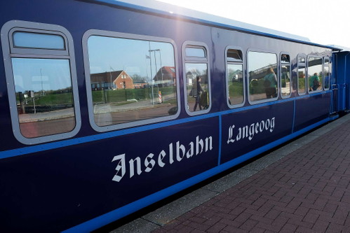 Die historische Inselbahn auf Langeoog.&nbsp;
