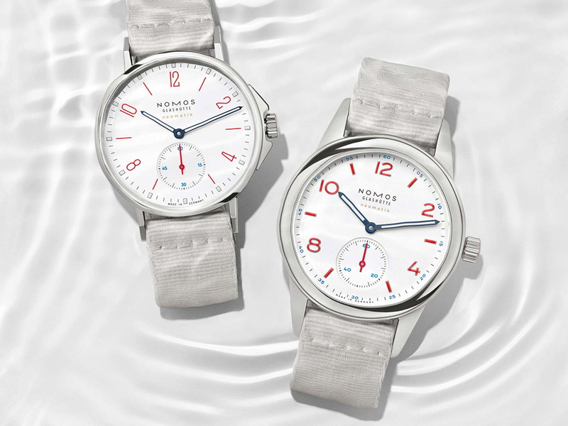 Nomos Glashütte «Ahoi» und Nomos Glashütte «Club neomatik» 